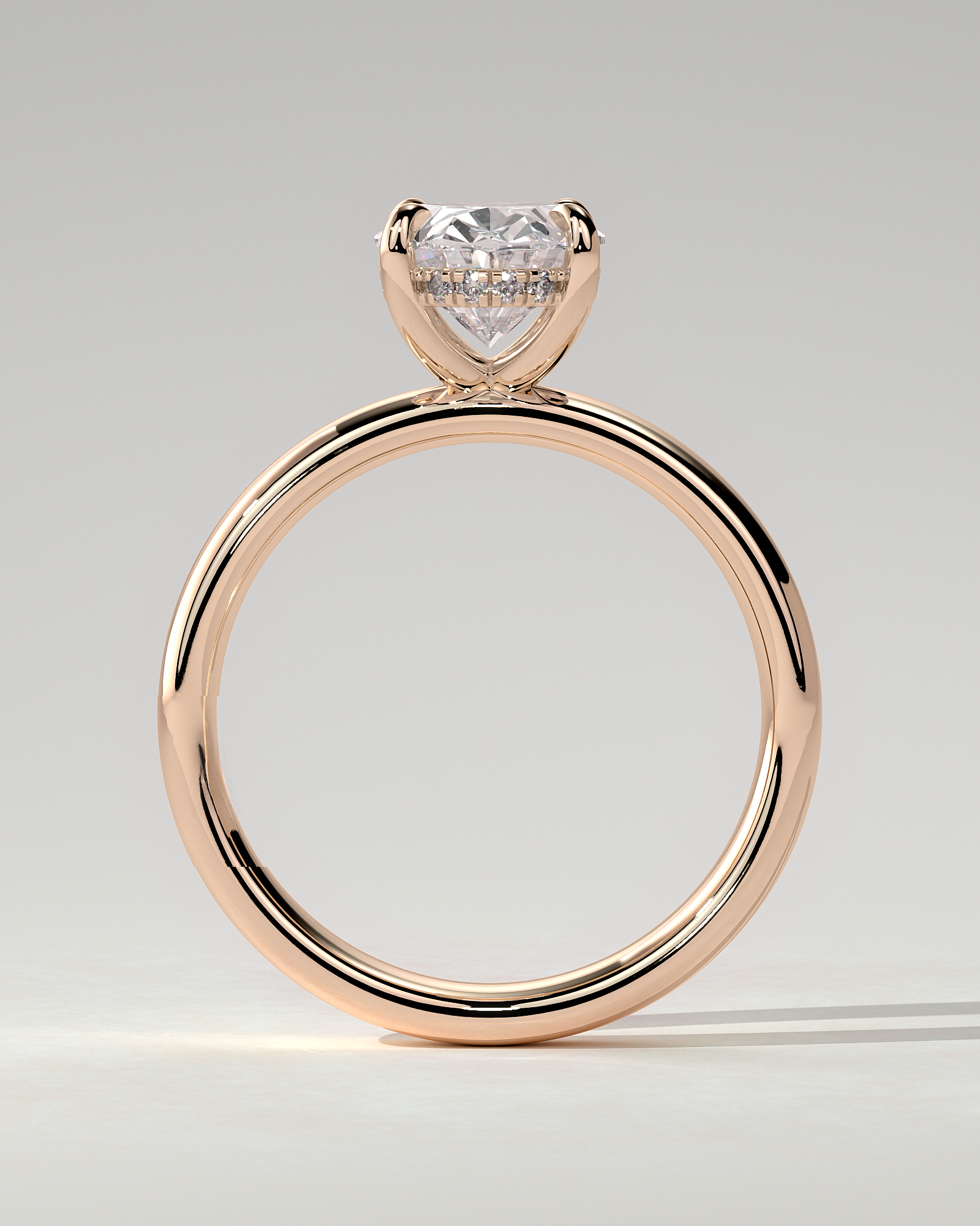 Bronte Solitaire Oval Ring