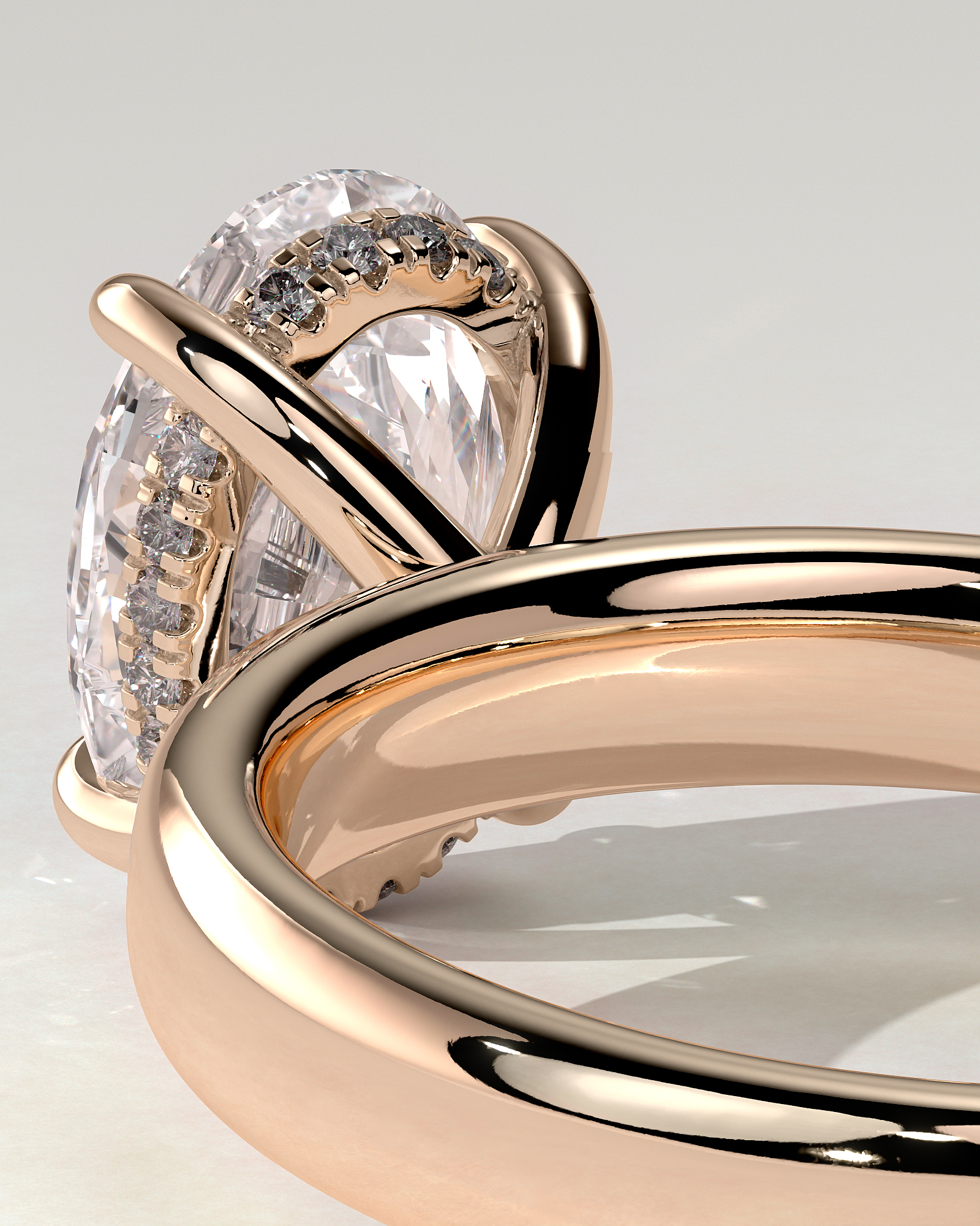 Bronte Solitaire Oval Ring