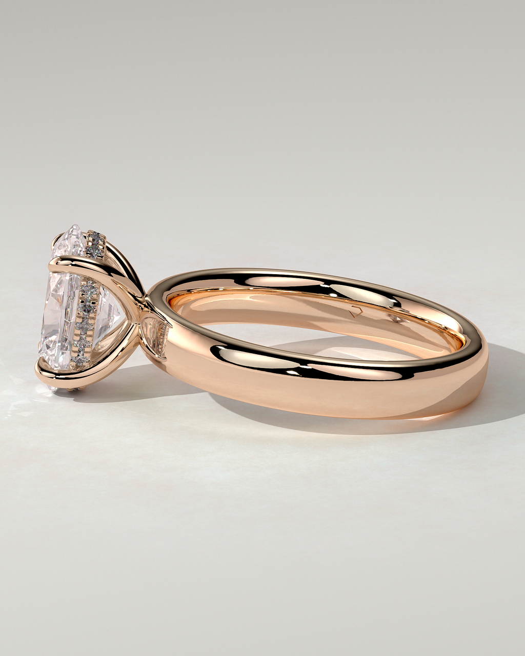 Bronte Solitaire Oval Ring