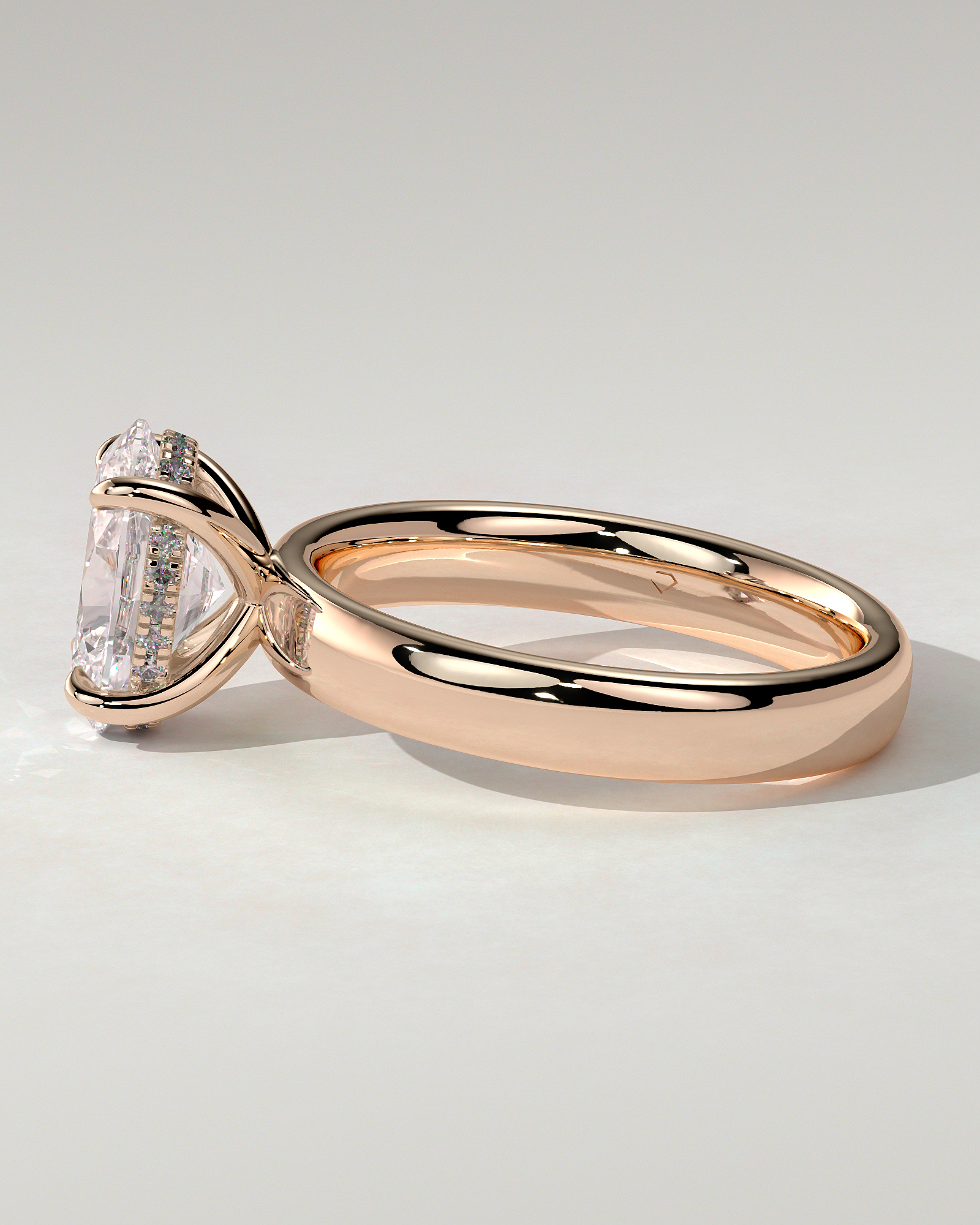 Bronte Solitaire Oval Ring