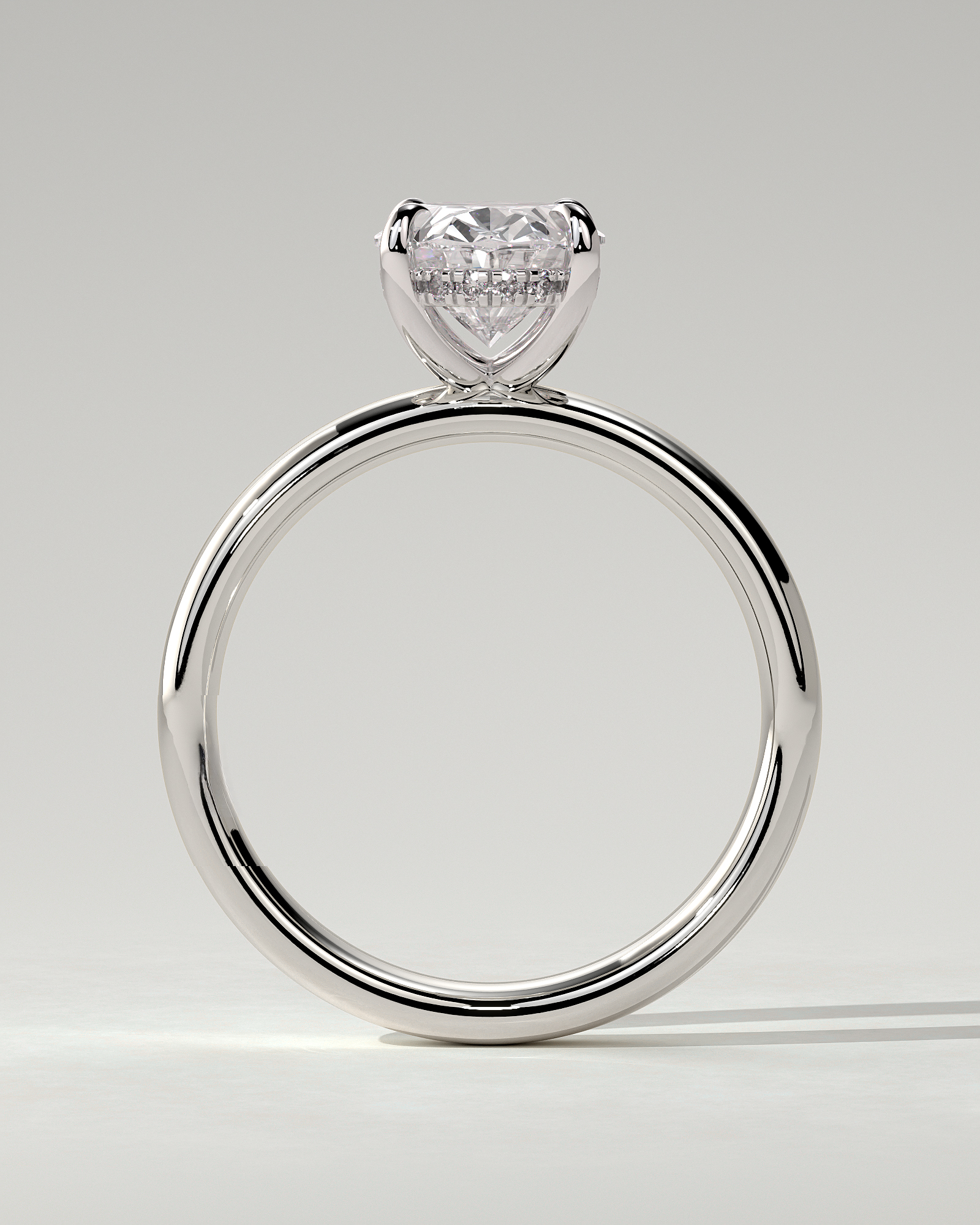 Bronte Solitaire Oval Ring