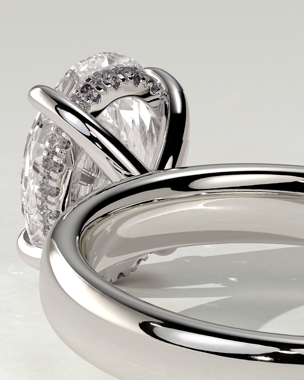 Bronte Solitaire Oval Ring