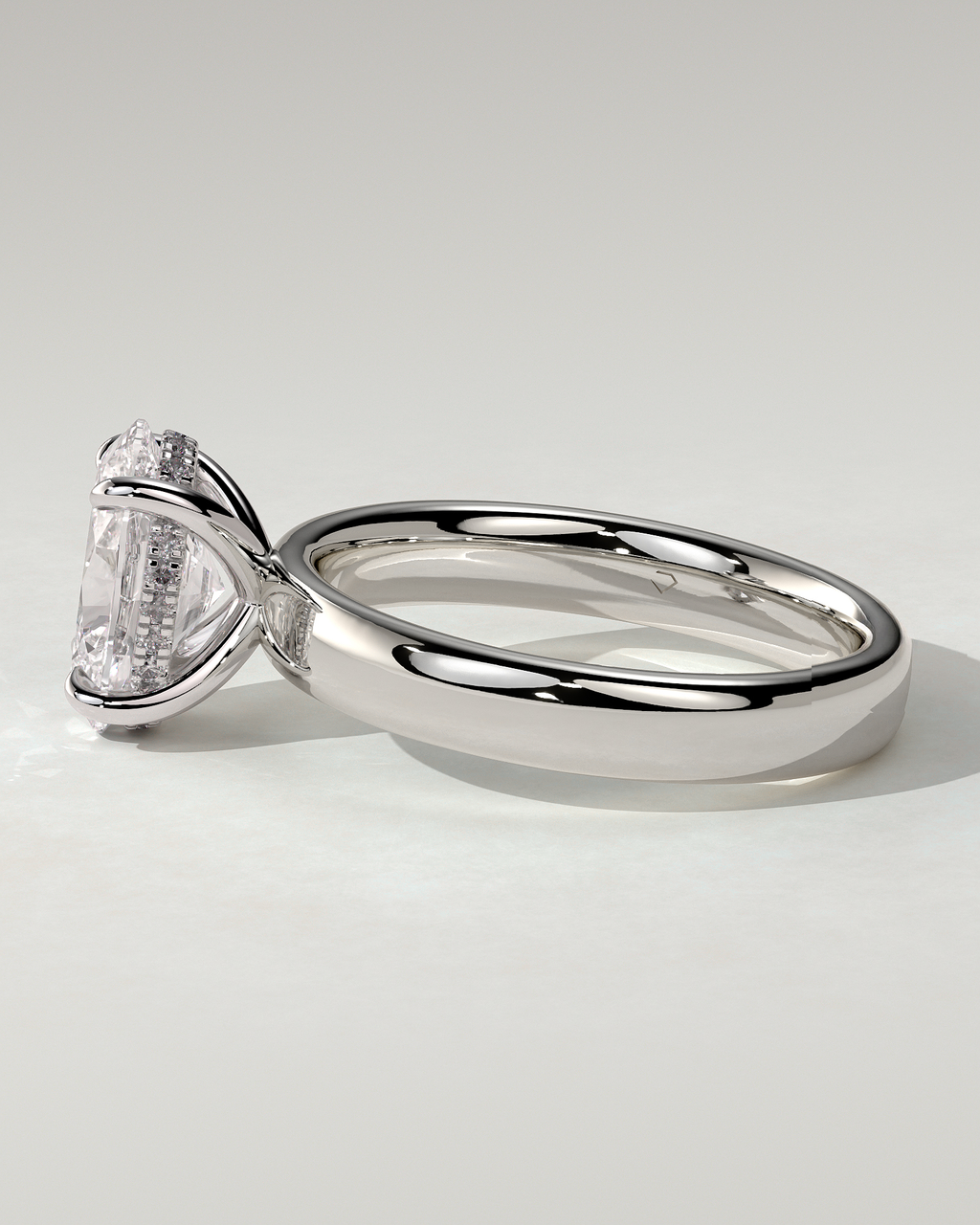 Bronte Solitaire Oval Ring