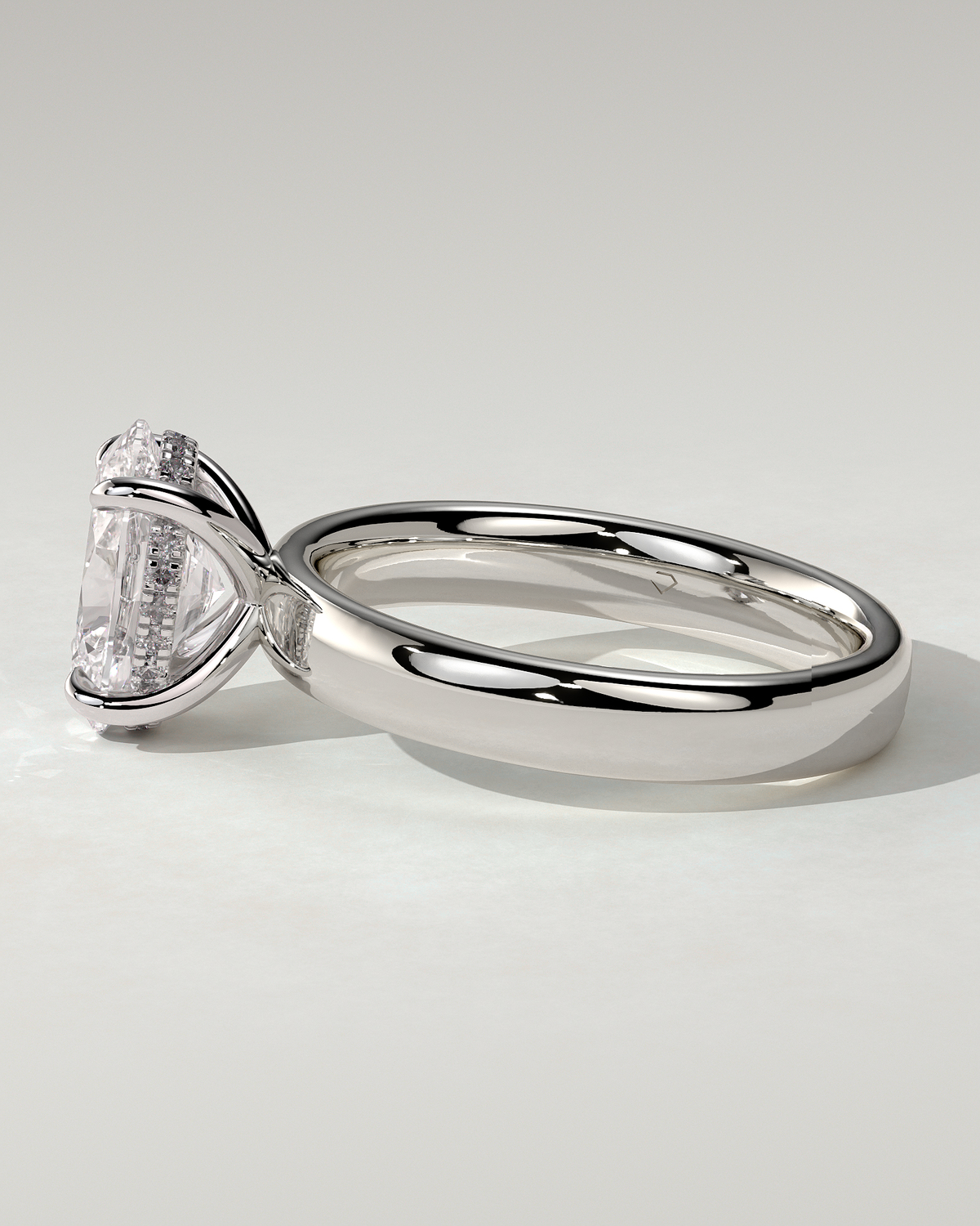 Bronte Solitaire Oval Ring