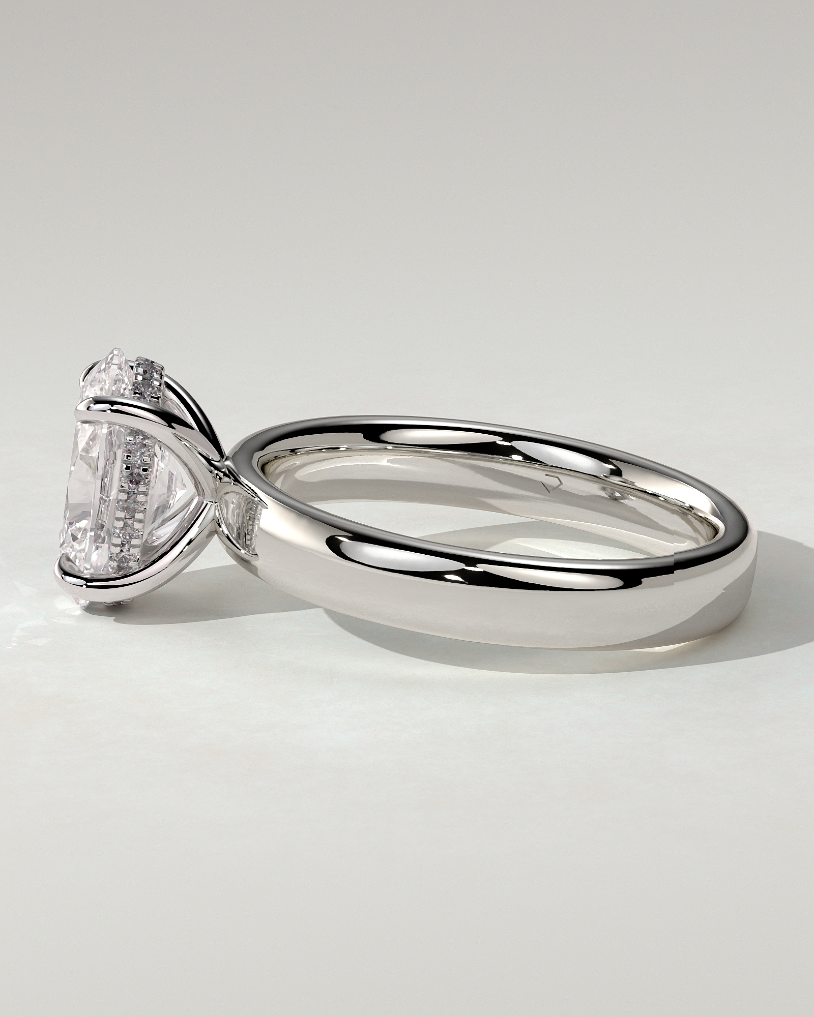 Bronte Solitaire Oval Ring