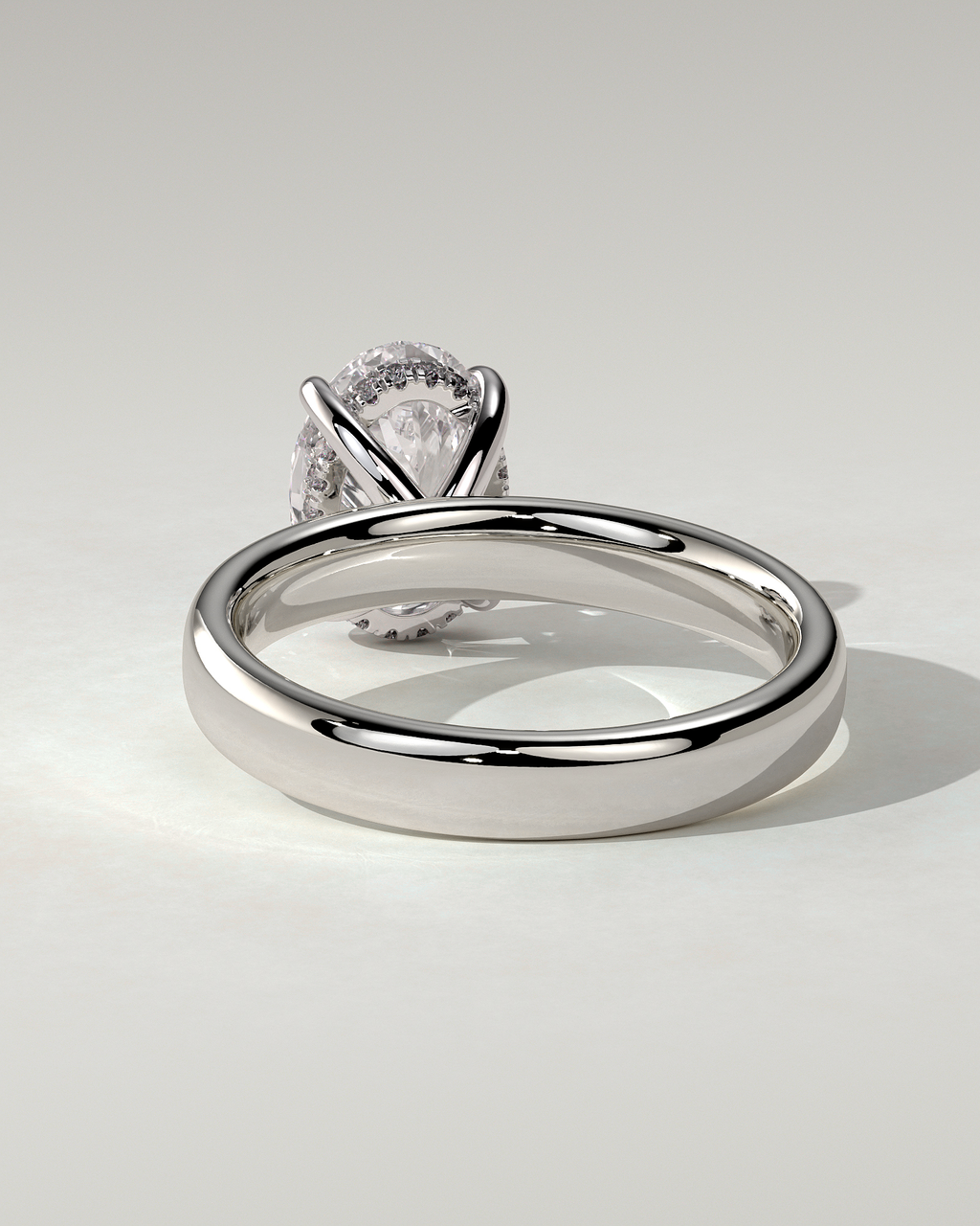 Bronte Solitaire Oval Ring