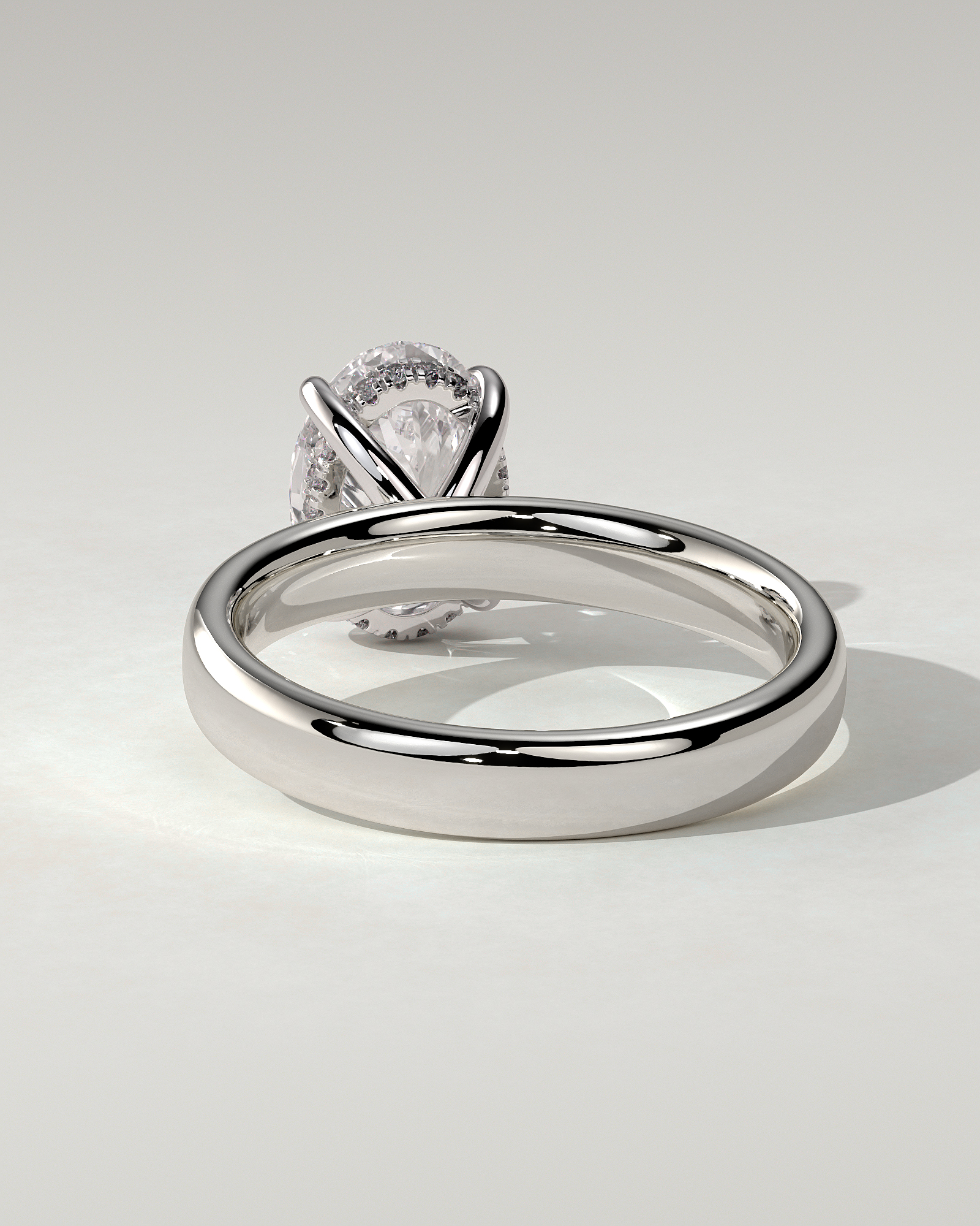 Bronte Solitaire Oval Ring