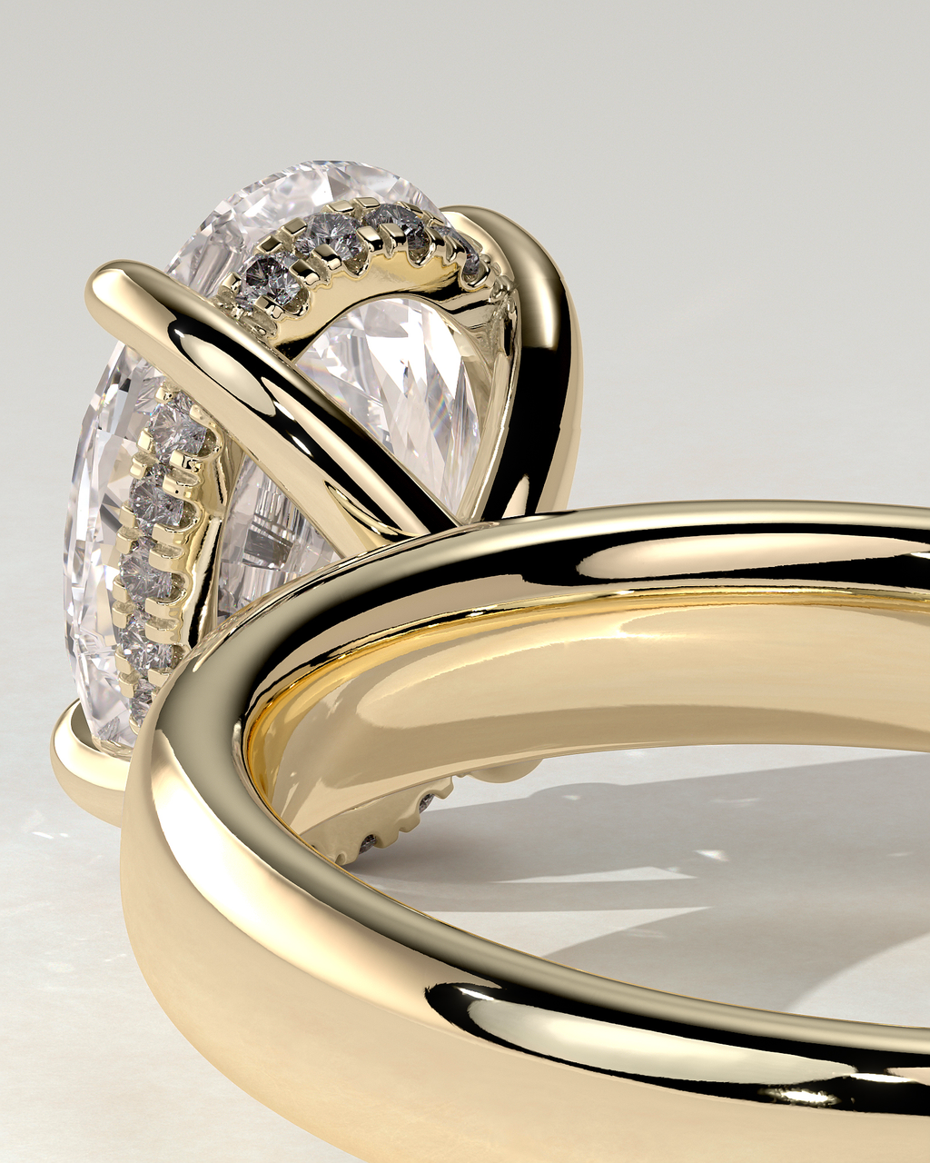 Bronte Solitaire Oval Ring