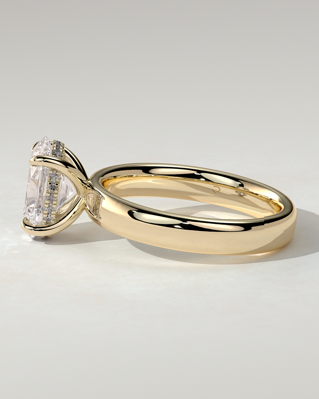 Bronte Solitaire Oval Ring
