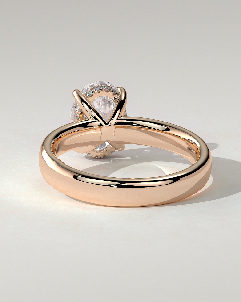 Bronte Solitaire Oval Ring
