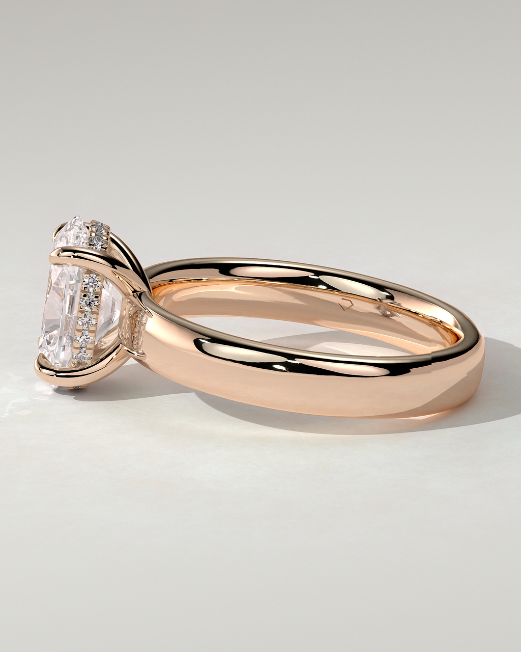 Bronte Solitaire Oval Ring