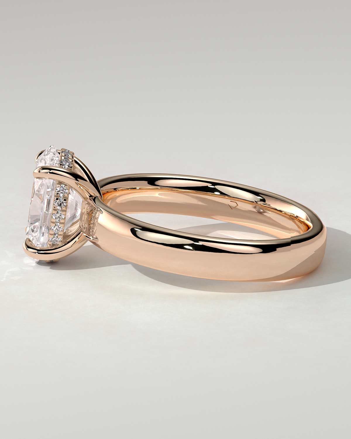 Bronte Solitaire Oval Ring