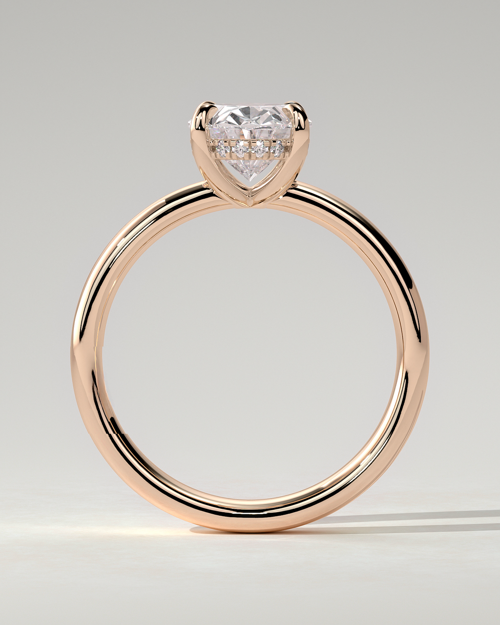 Bronte Solitaire Oval Ring