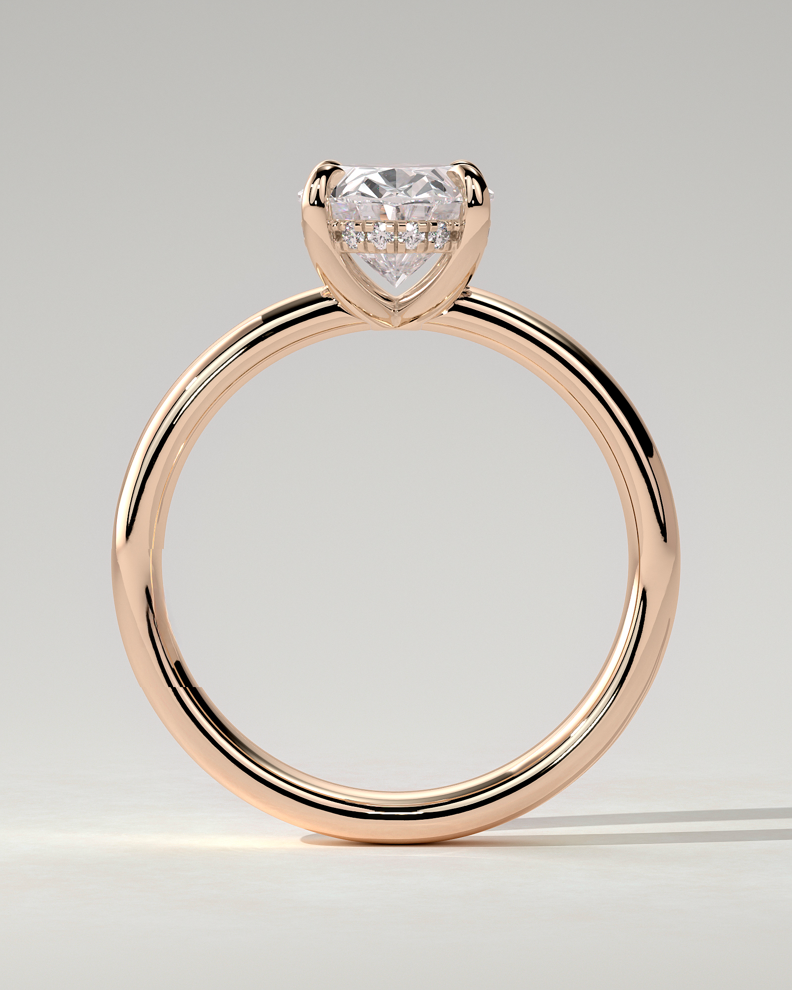 Bronte Solitaire Oval Ring