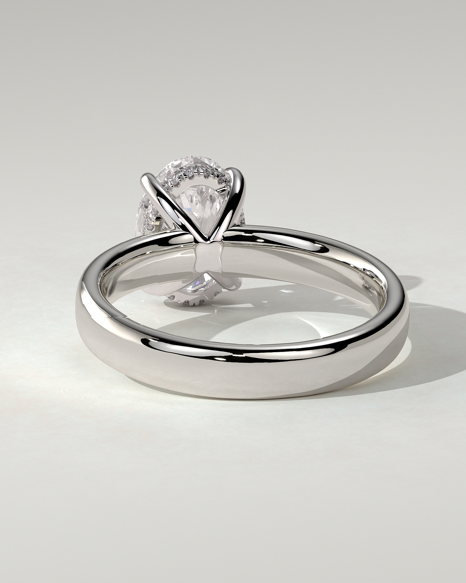 Bronte Solitaire Oval Ring
