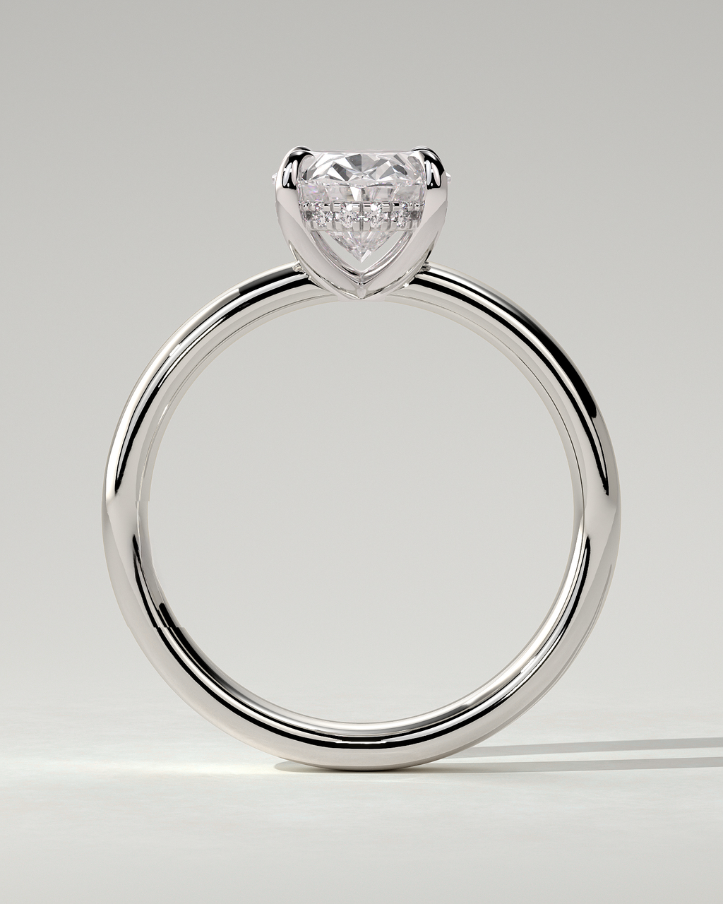 Bronte Solitaire Oval Ring