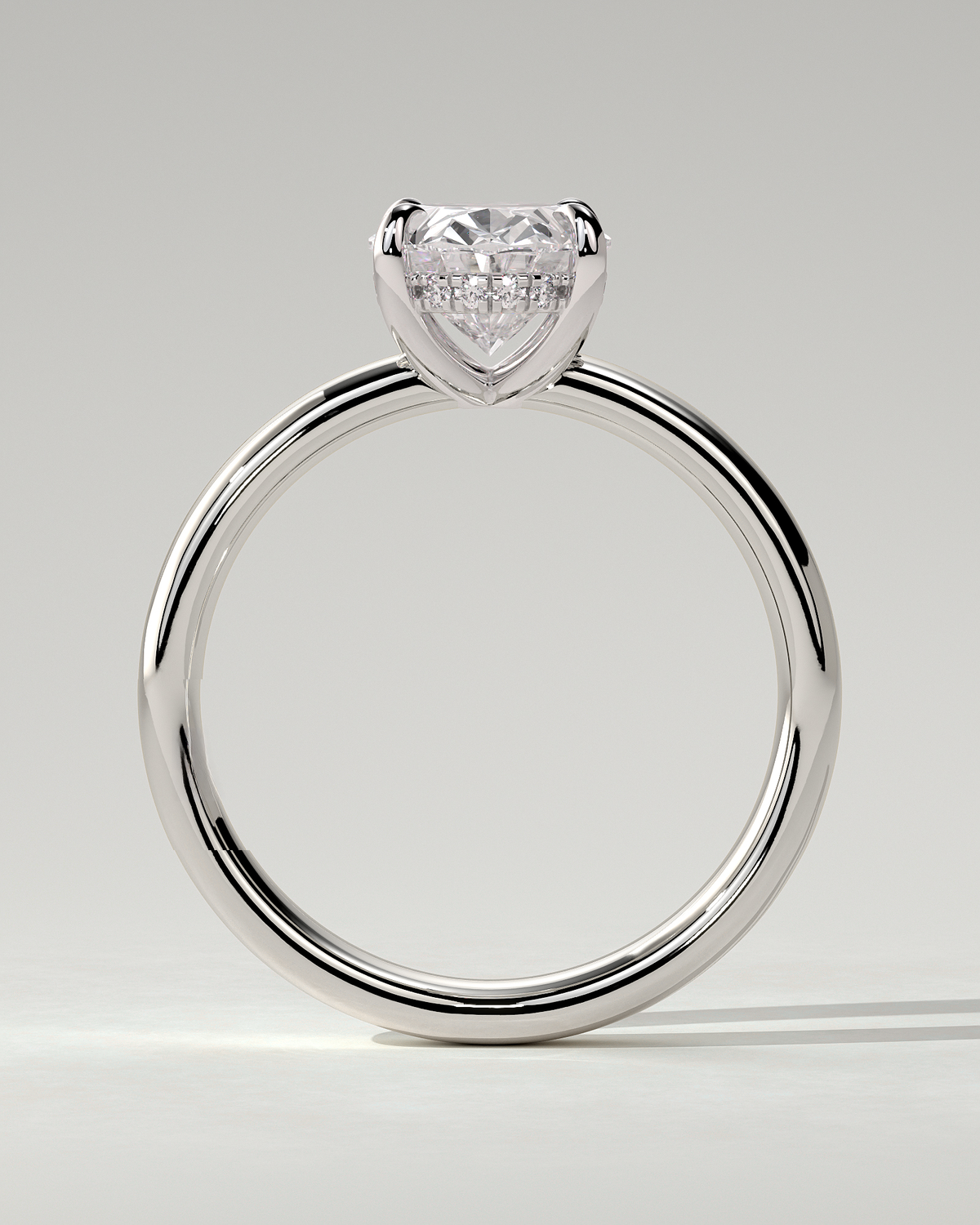 Bronte Solitaire Oval Ring