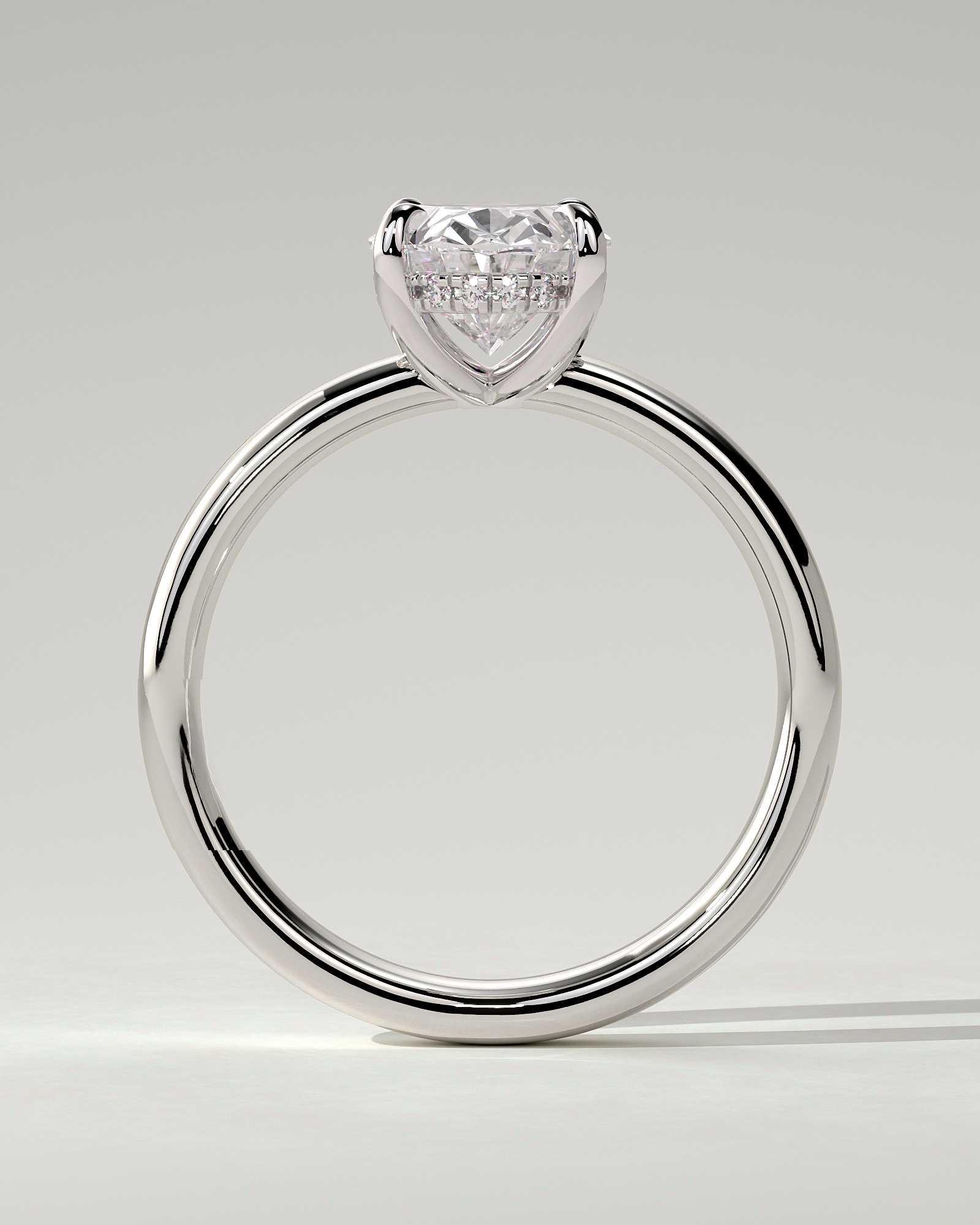 Bronte Solitaire Oval Ring