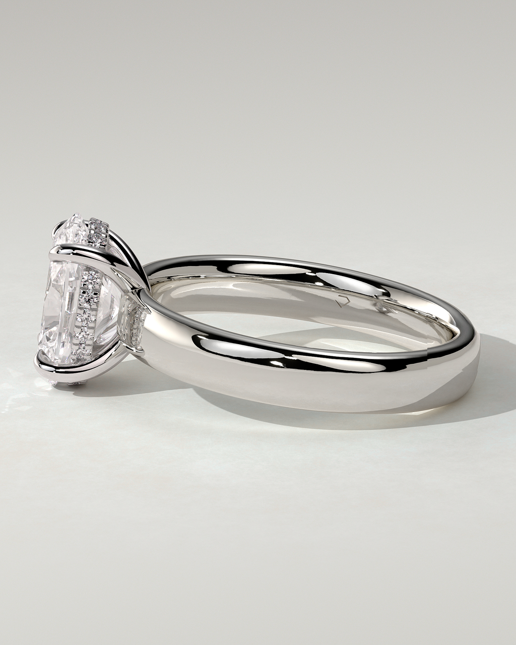 Bronte Solitaire Oval Ring