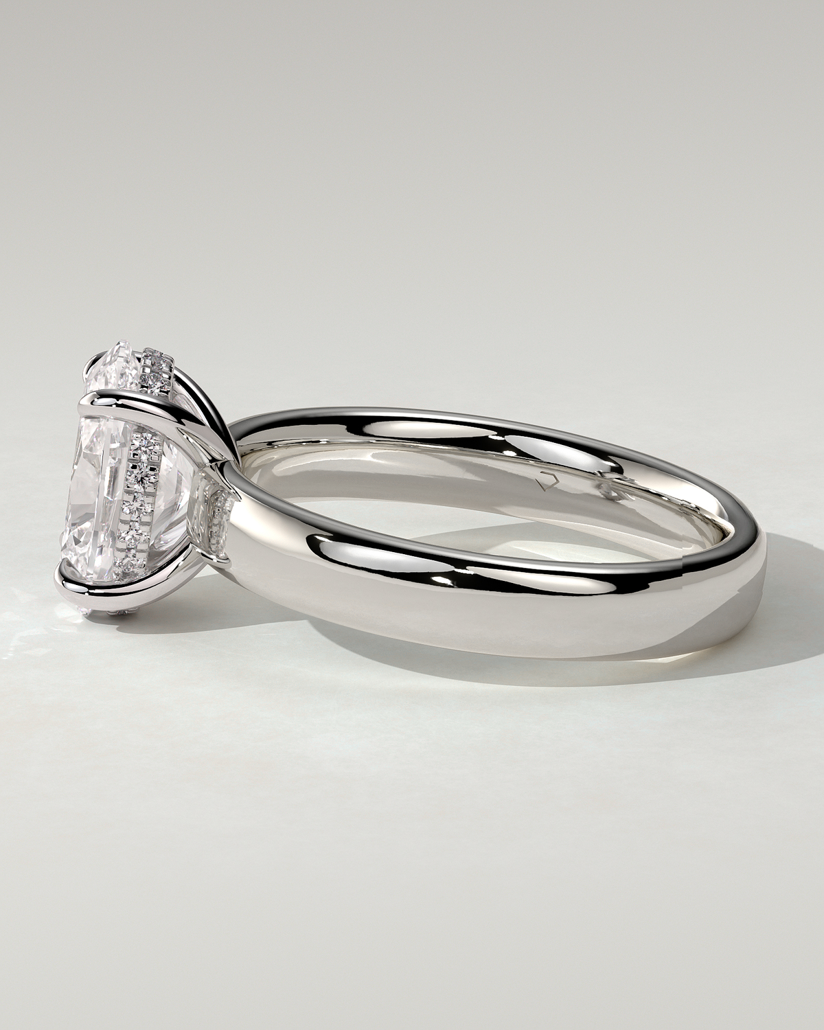 Bronte Solitaire Oval Ring