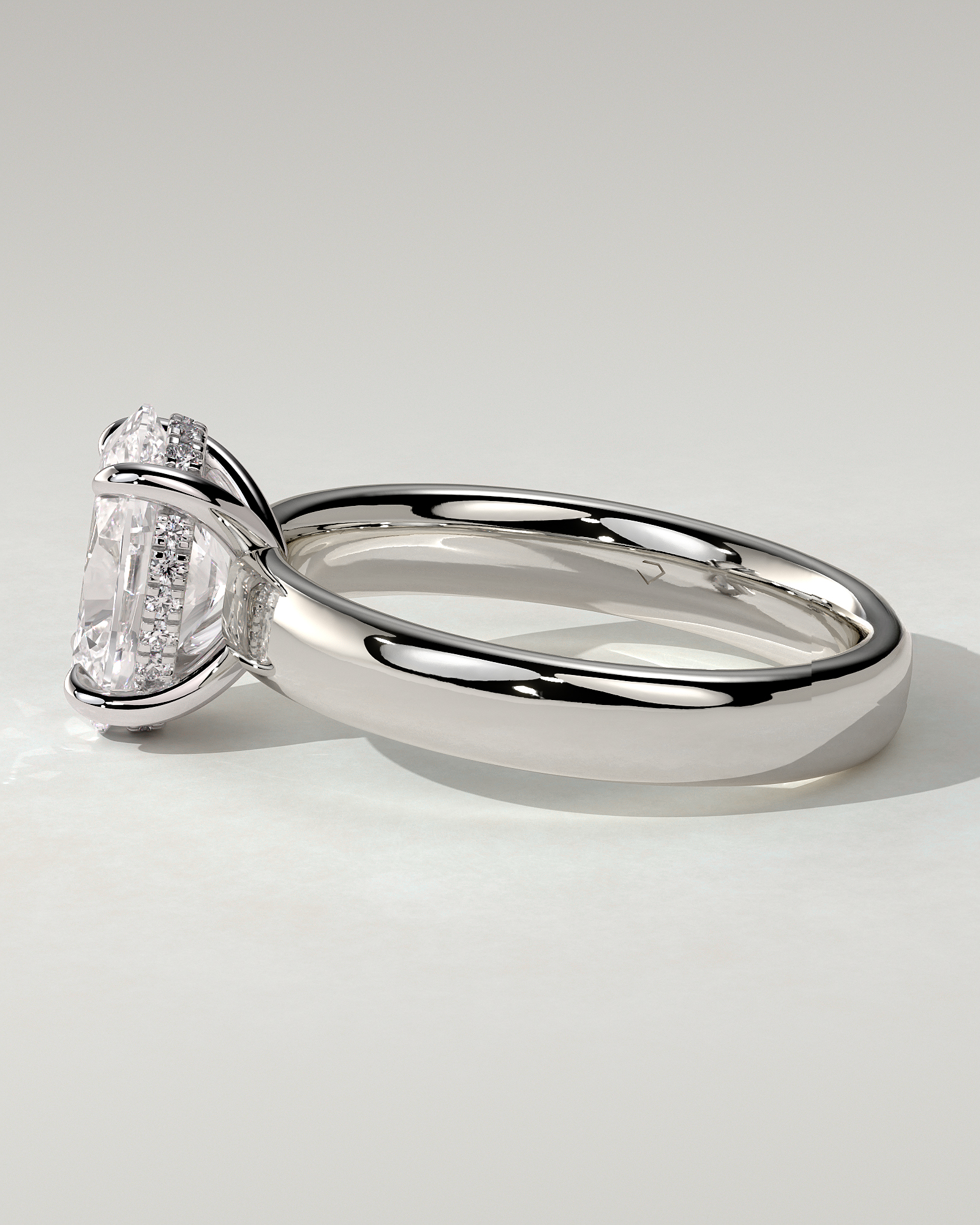 Bronte Solitaire Oval Ring
