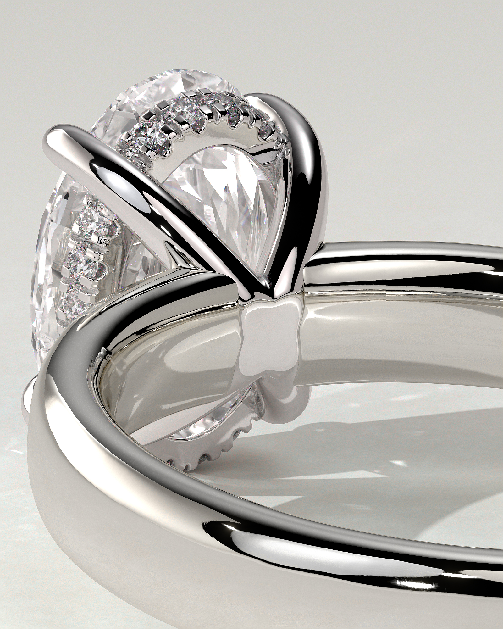 Bronte Solitaire Oval Ring