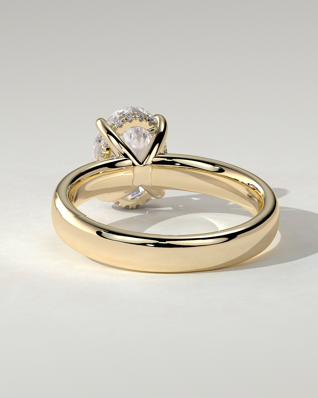 Bronte Solitaire Oval Ring