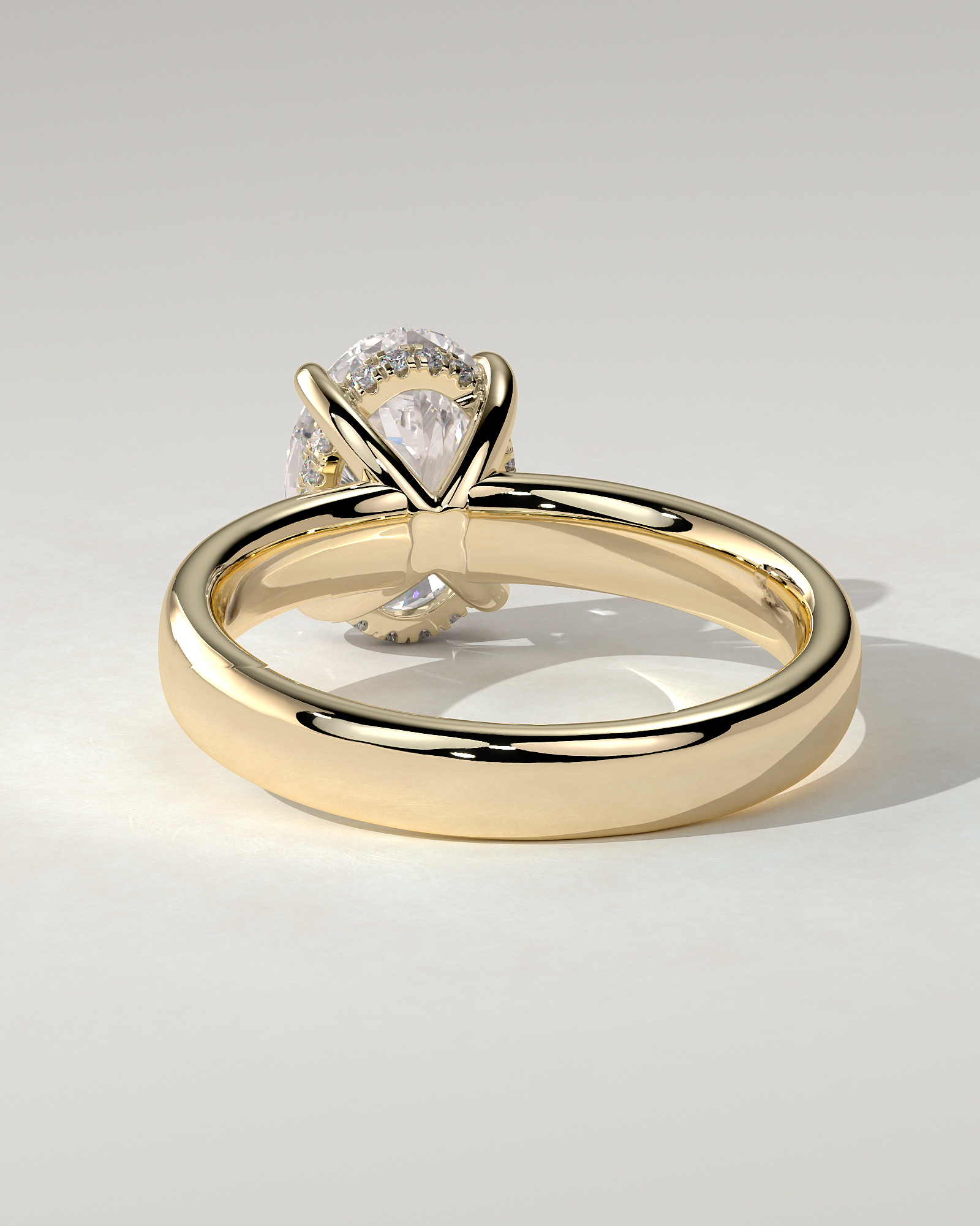 Bronte Solitaire Oval Ring