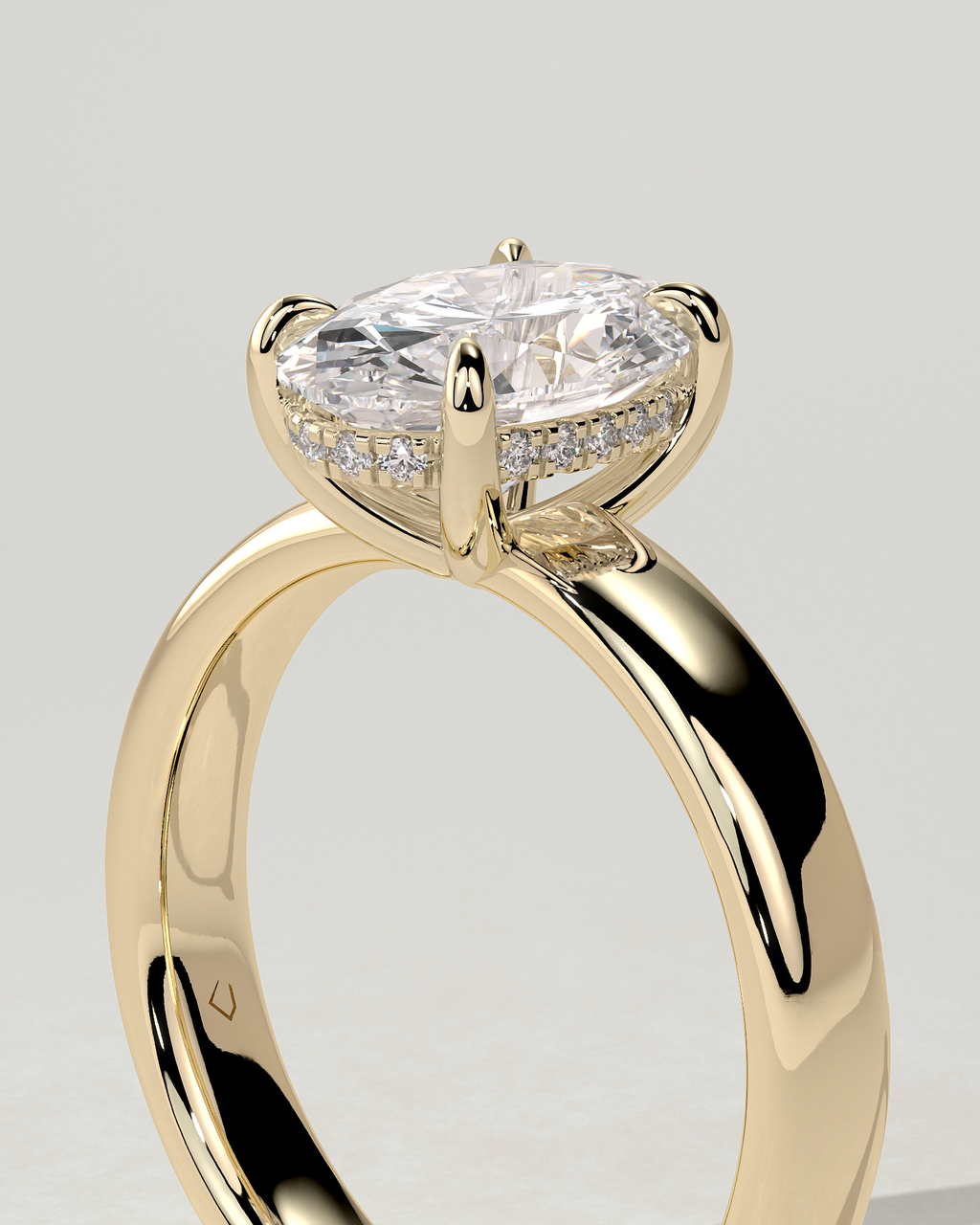 Bronte Solitaire Oval Ring