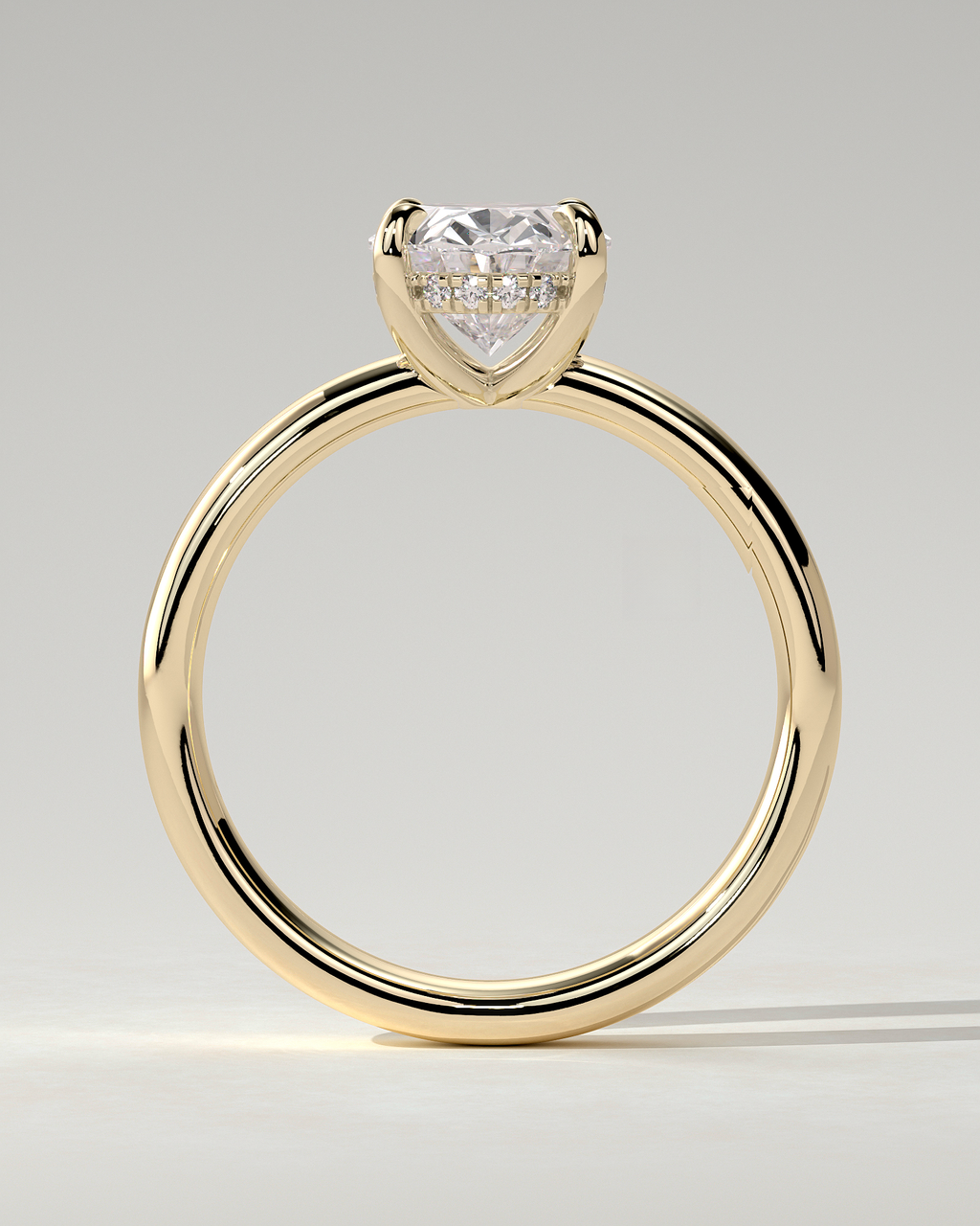 Bronte Solitaire Oval Ring