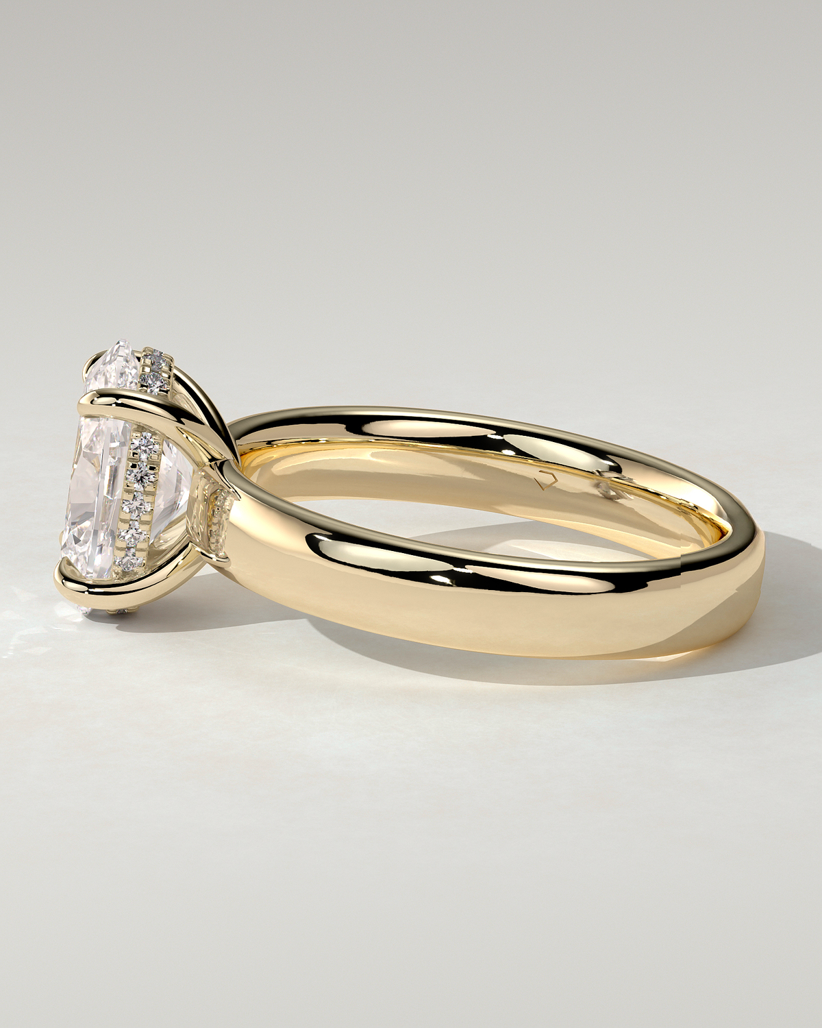 Bronte Solitaire Oval Ring