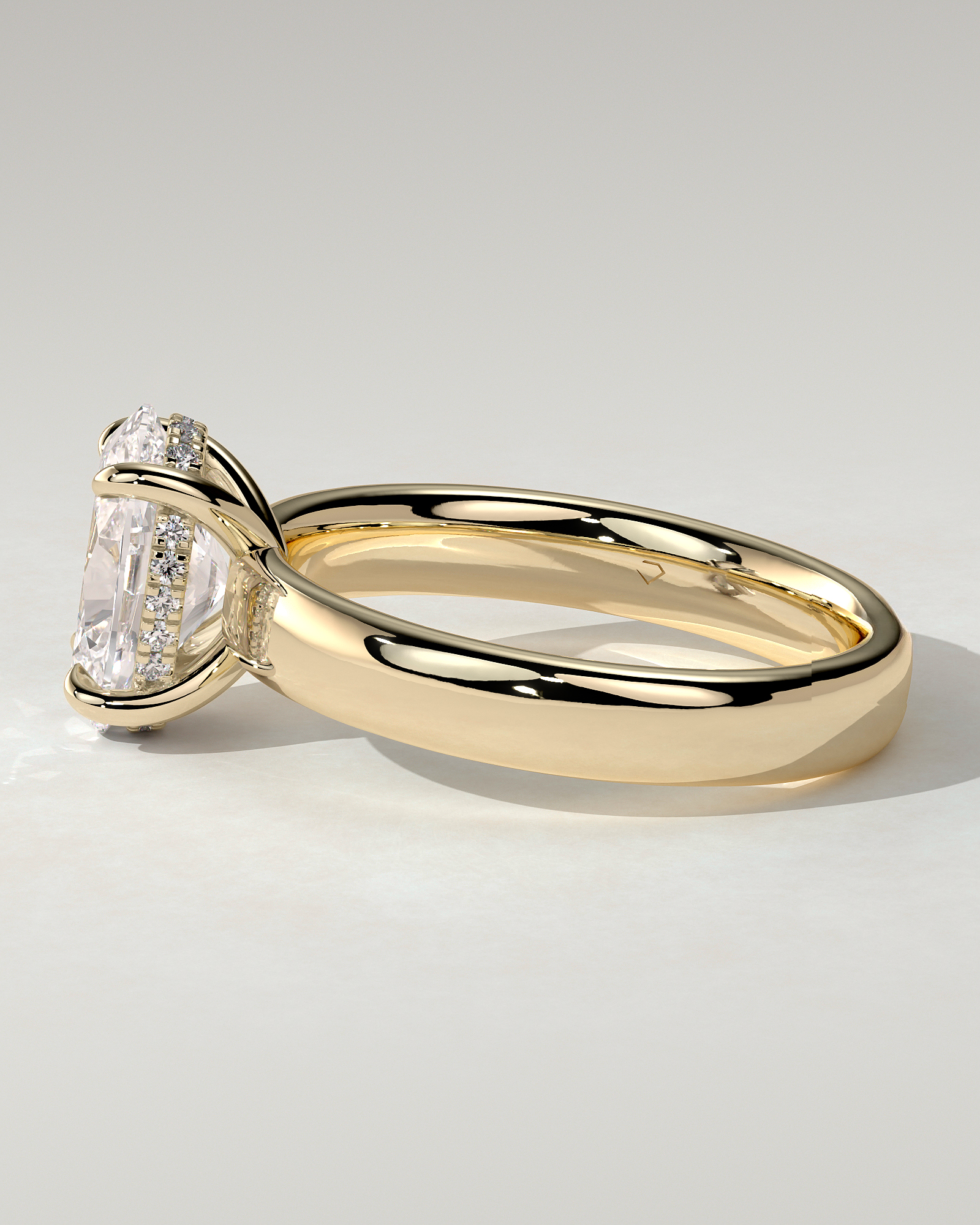 Bronte Solitaire Oval Ring