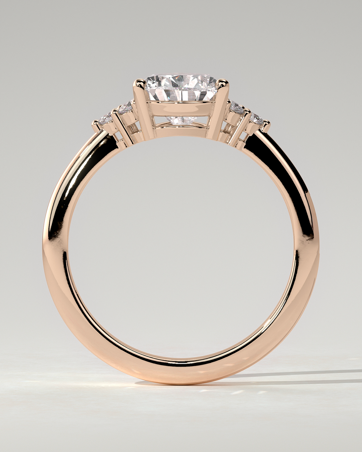 Brooke Solitaire Pear Ring