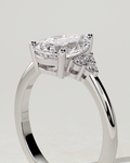 Brooke Solitaire Pear Ring