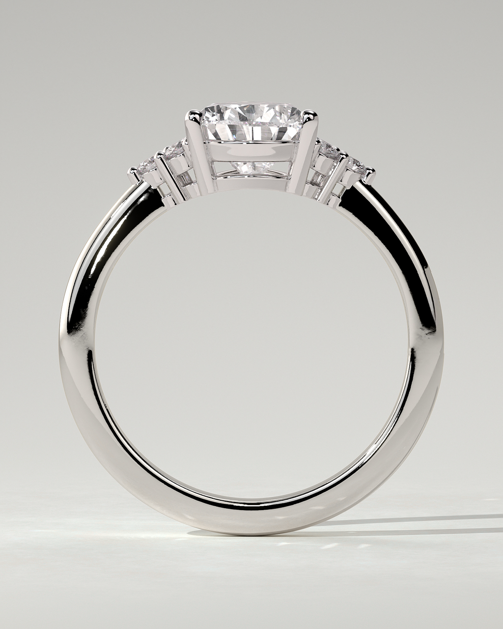 Brooke Solitaire Pear Ring