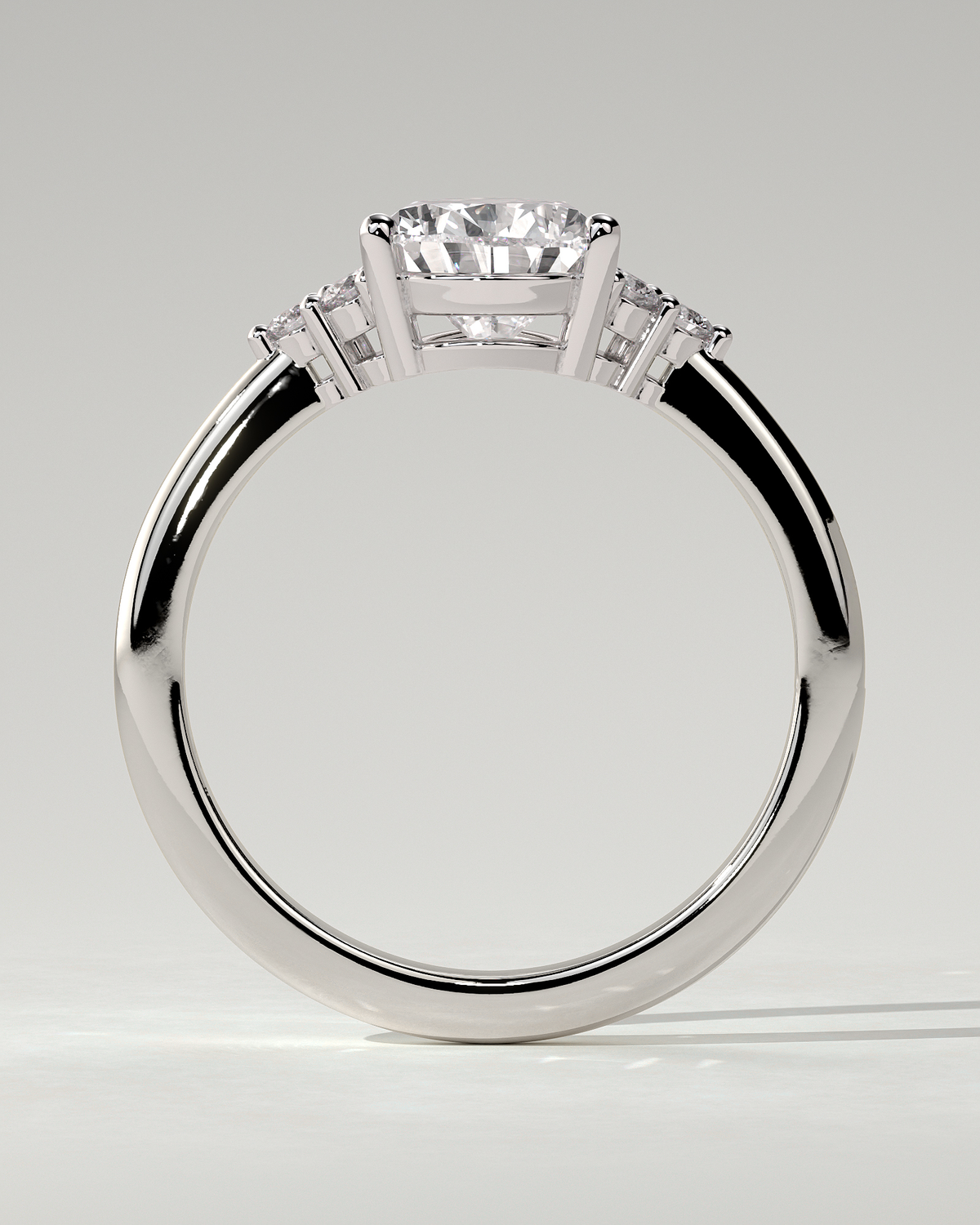 Brooke Solitaire Pear Ring
