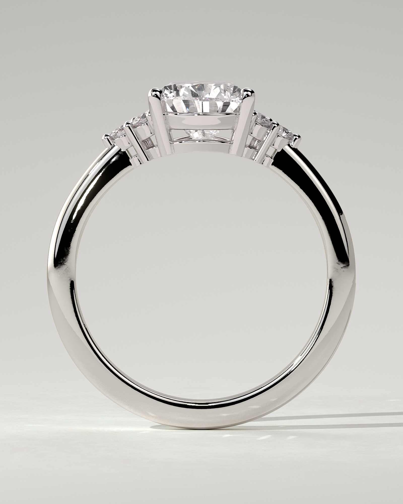 Brooke Solitaire Pear Ring