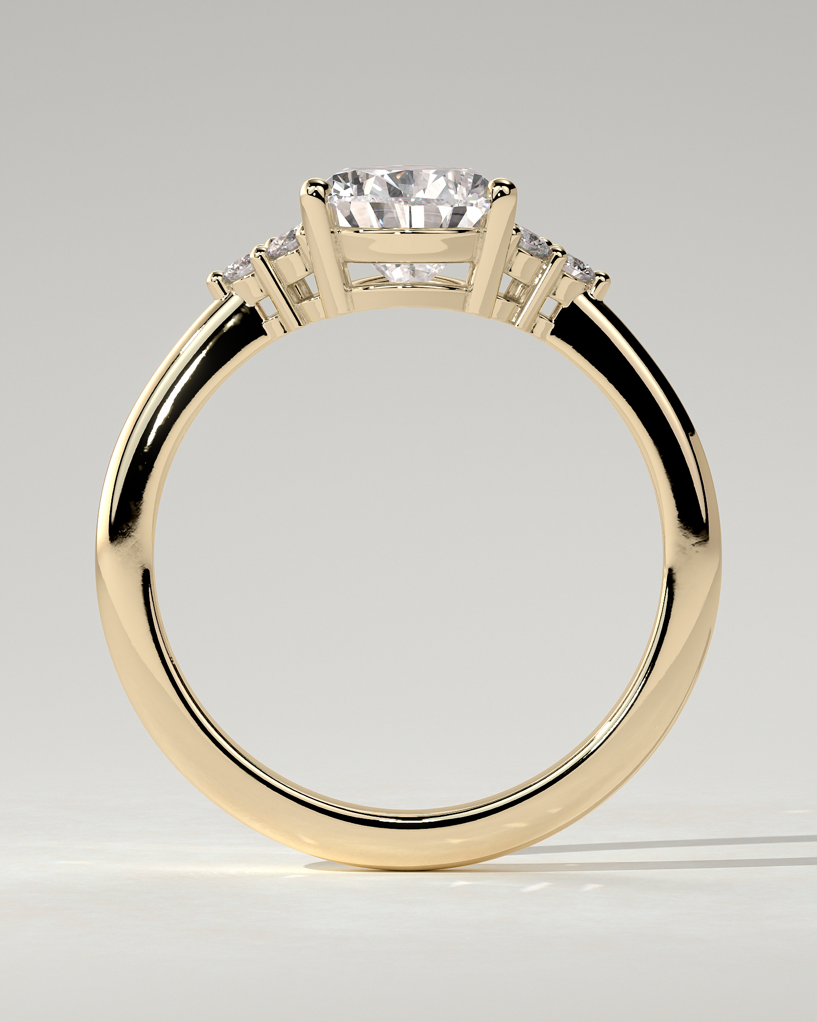 Brooke Solitaire Pear Ring