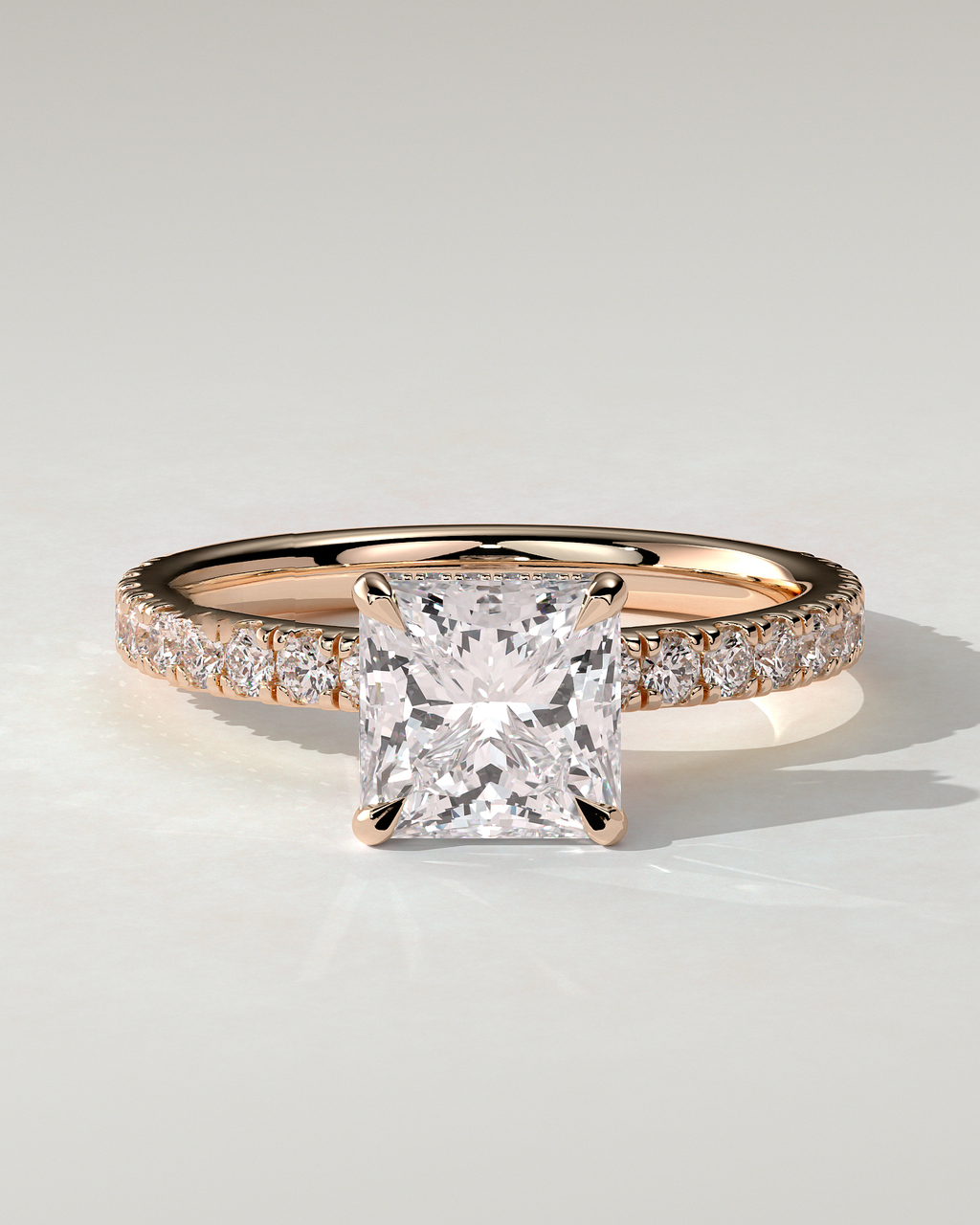 Brooklyn Solitaire Princess Ring