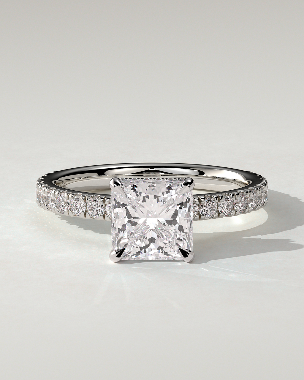 Brooklyn Solitaire Princess Ring