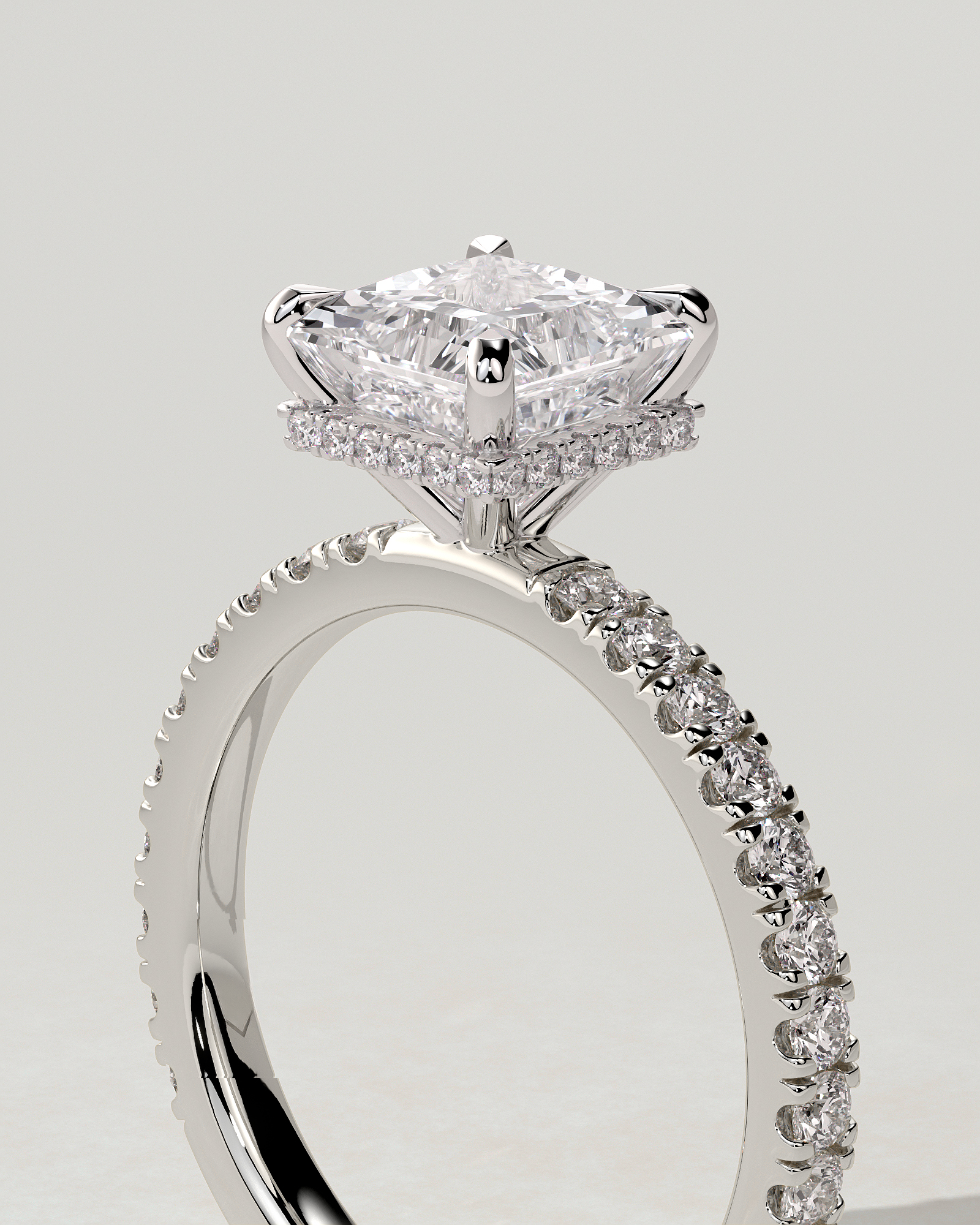 Brooklyn Solitaire Princess Ring