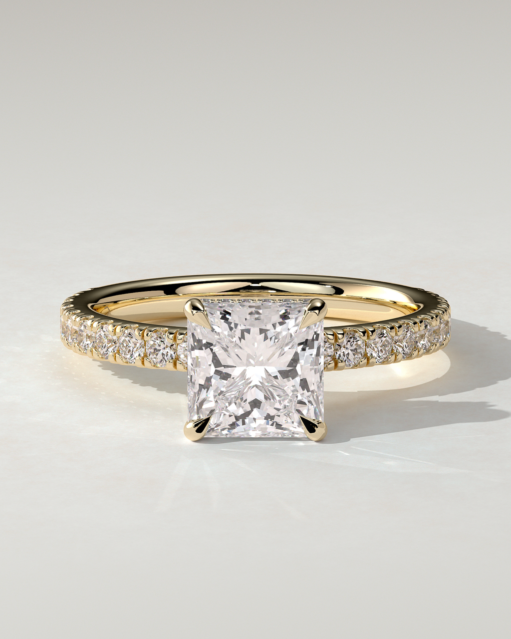 Brooklyn Solitaire Princess Ring