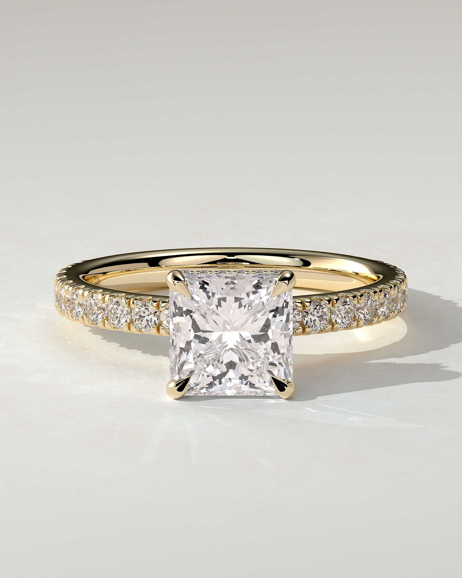 Brooklyn Solitaire Princess Ring