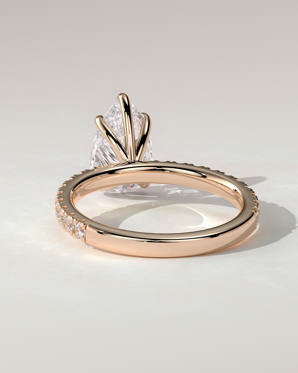 Brynlee Solitaire Pear Ring