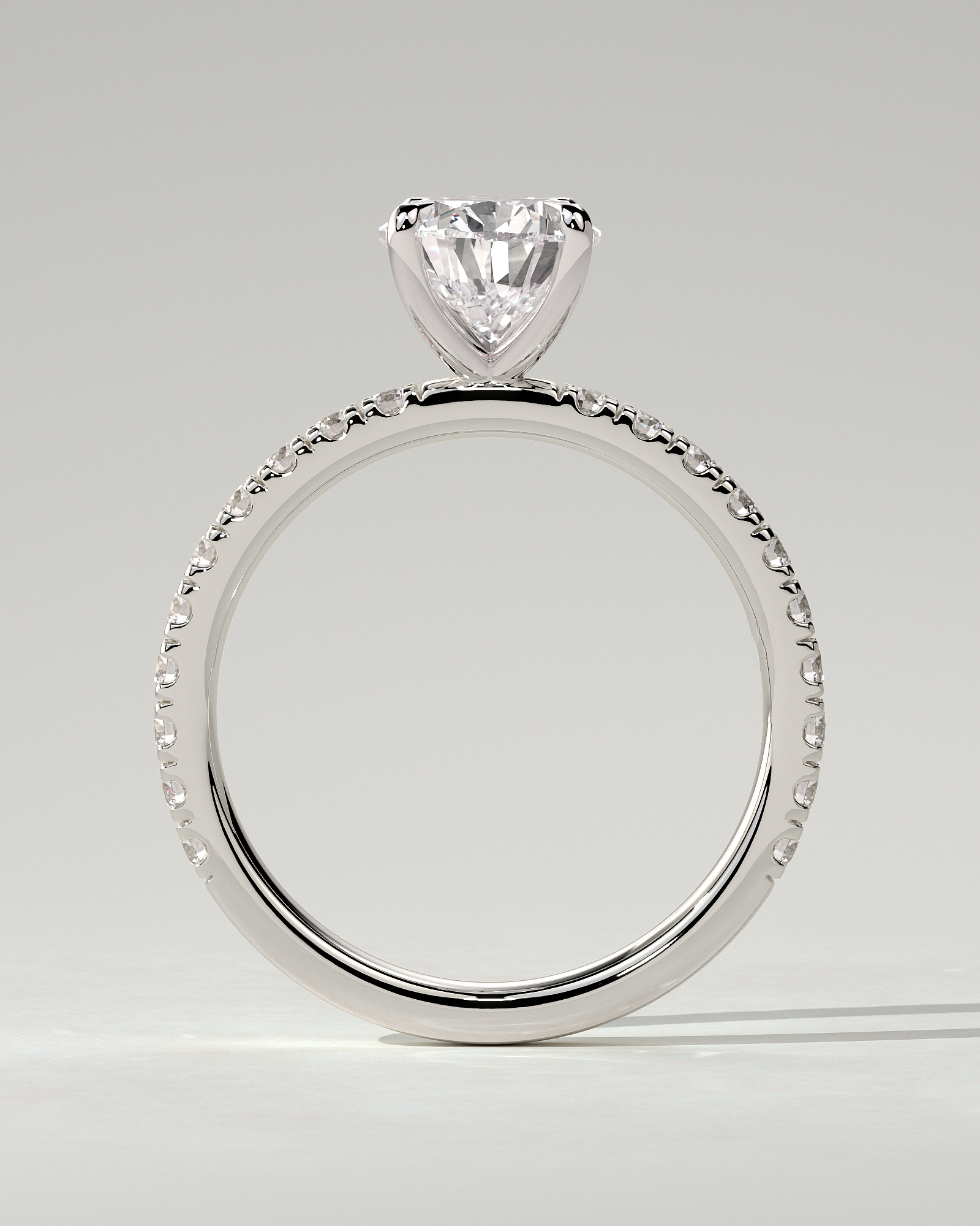 Brynlee Solitaire Pear Ring