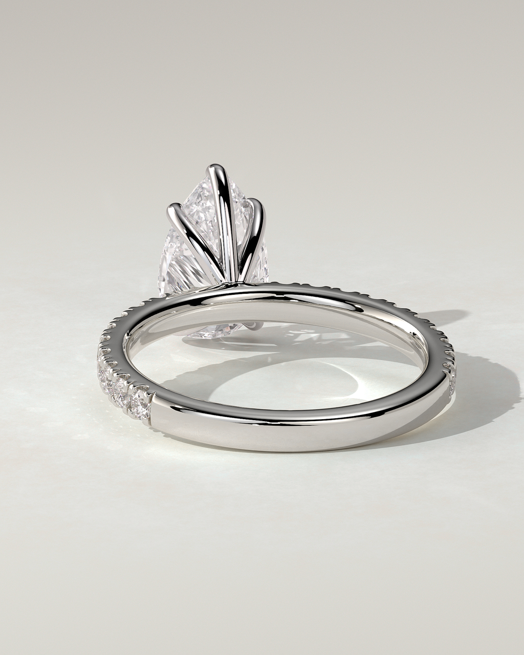 Brynlee Solitaire Pear Ring