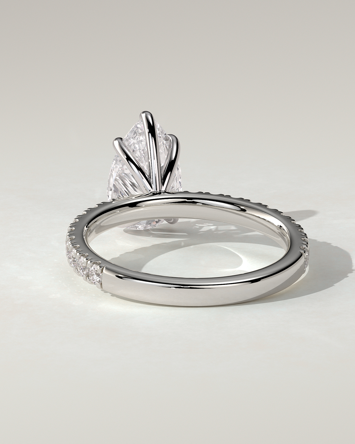Brynlee Solitaire Pear Ring