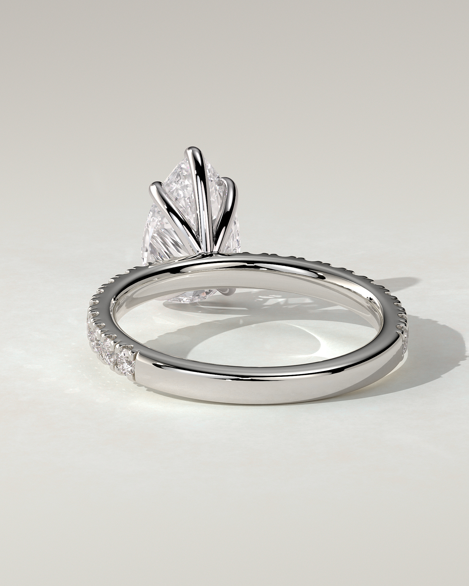 Brynlee Solitaire Pear Ring