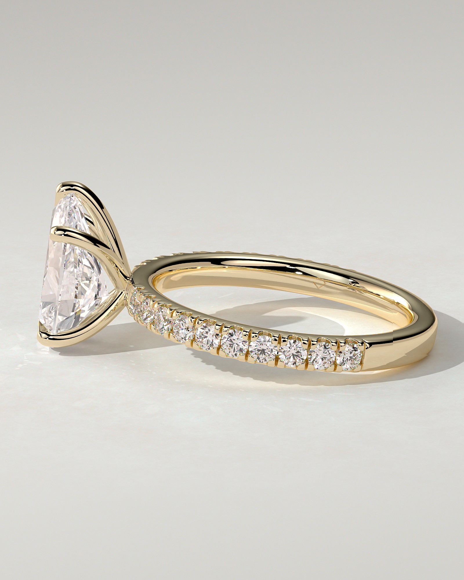 Brynlee Solitaire Pear Ring