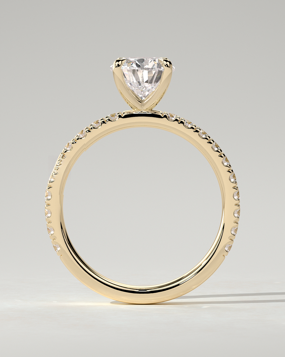 Brynlee Solitaire Pear Ring